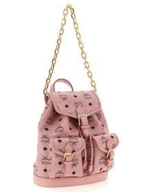 MCM Aren Mini Backpack Blue