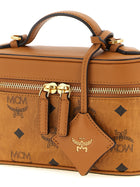 MCM Aren Vanity Case Handbag Brown, view 3