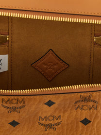 MCM Aren Vanity Case Handbag Brown, view 4