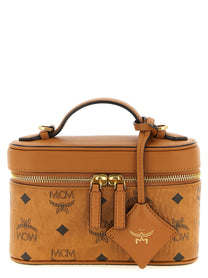 MCM Aren Vanity Case Handbag Brown