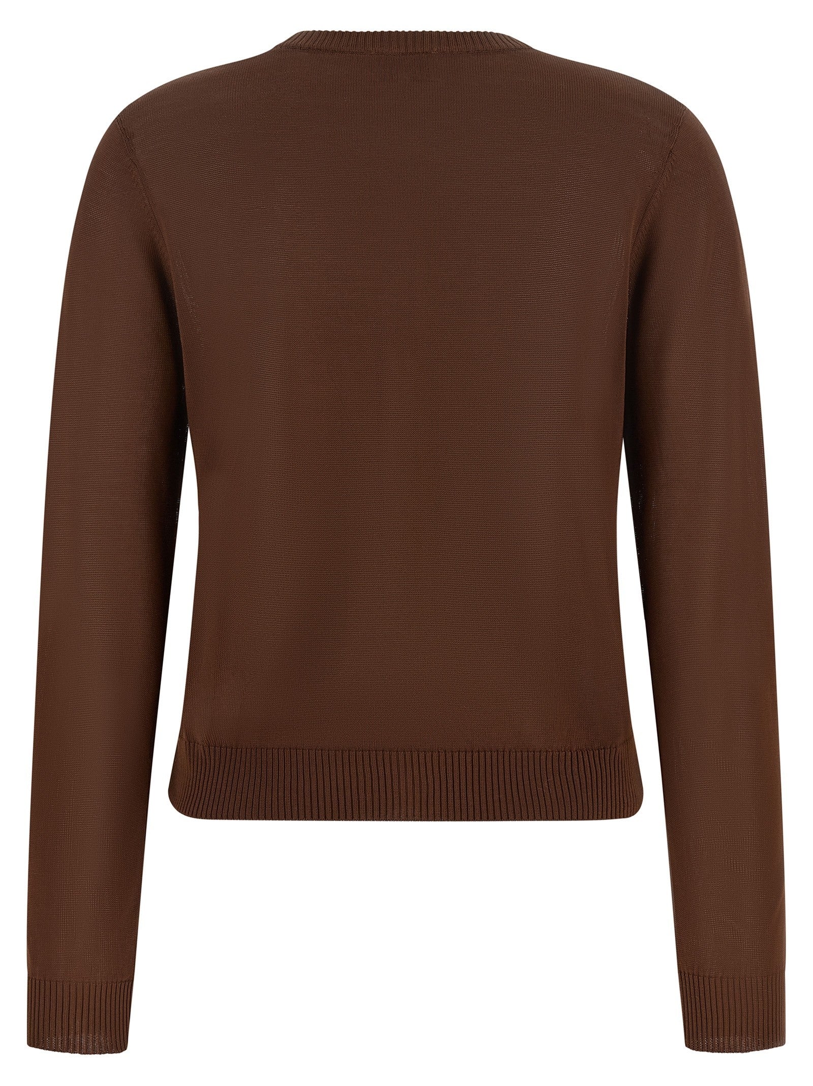 Ganni Argyle Cardigan Brown