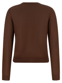 Ganni Argyle Cardigan Brown