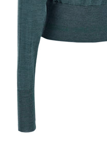Vivienne Westwood Argyle Cropped Cardigan Gold