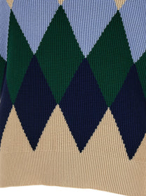 Ballantyne Argyle Pattern Sweater Beige