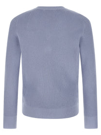 Ballantyne Argyle Pattern Sweater Blue