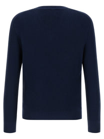 Ballantyne Argyle Pattern Sweater Blue