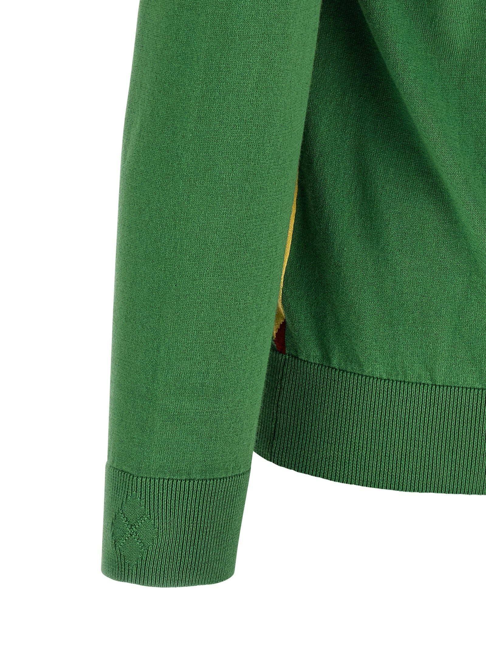 Ballantyne Argyle Sweater Green