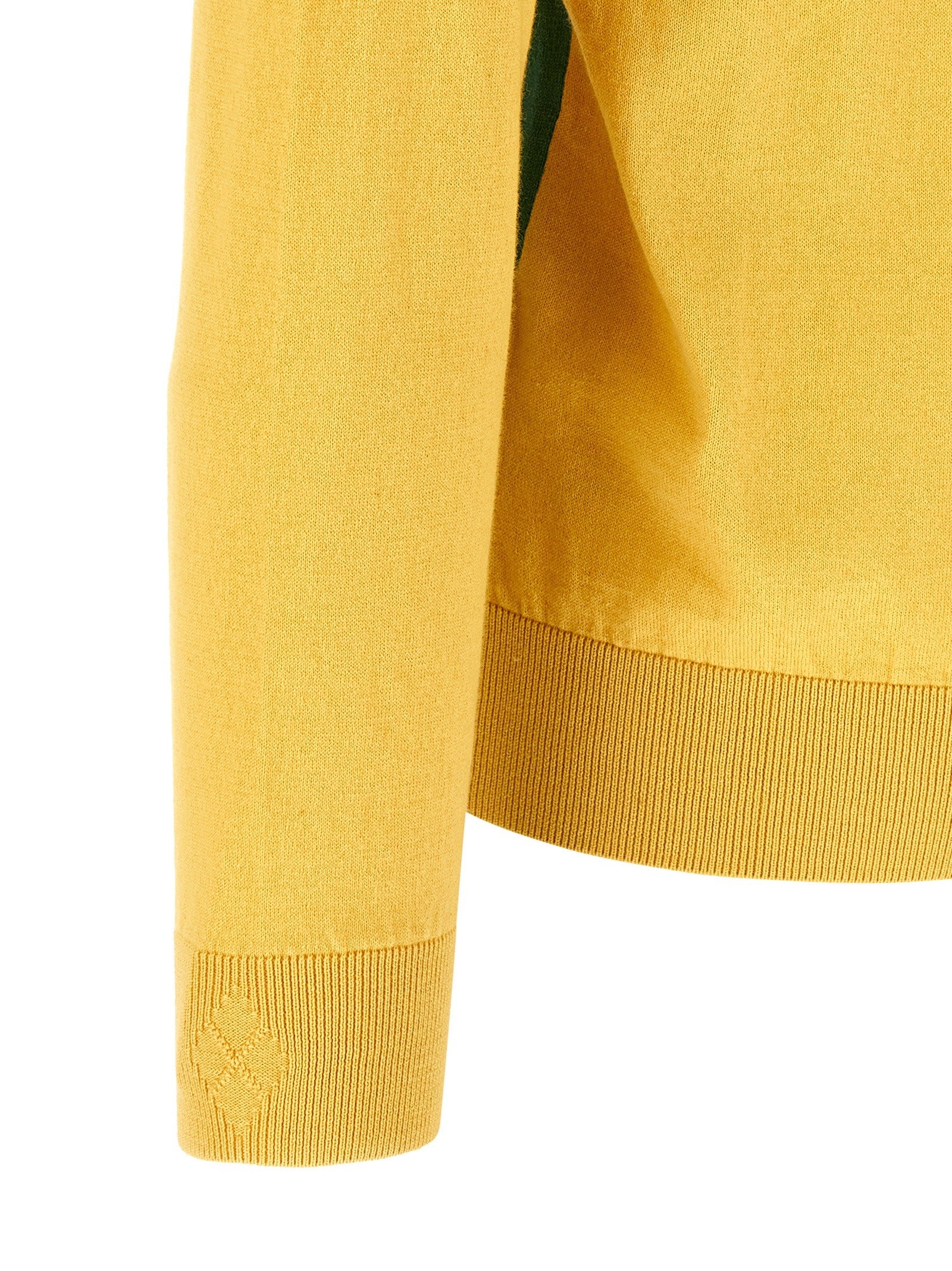 Ballantyne Argyle Sweater Yellow