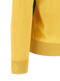 Ballantyne Argyle Sweater Yellow