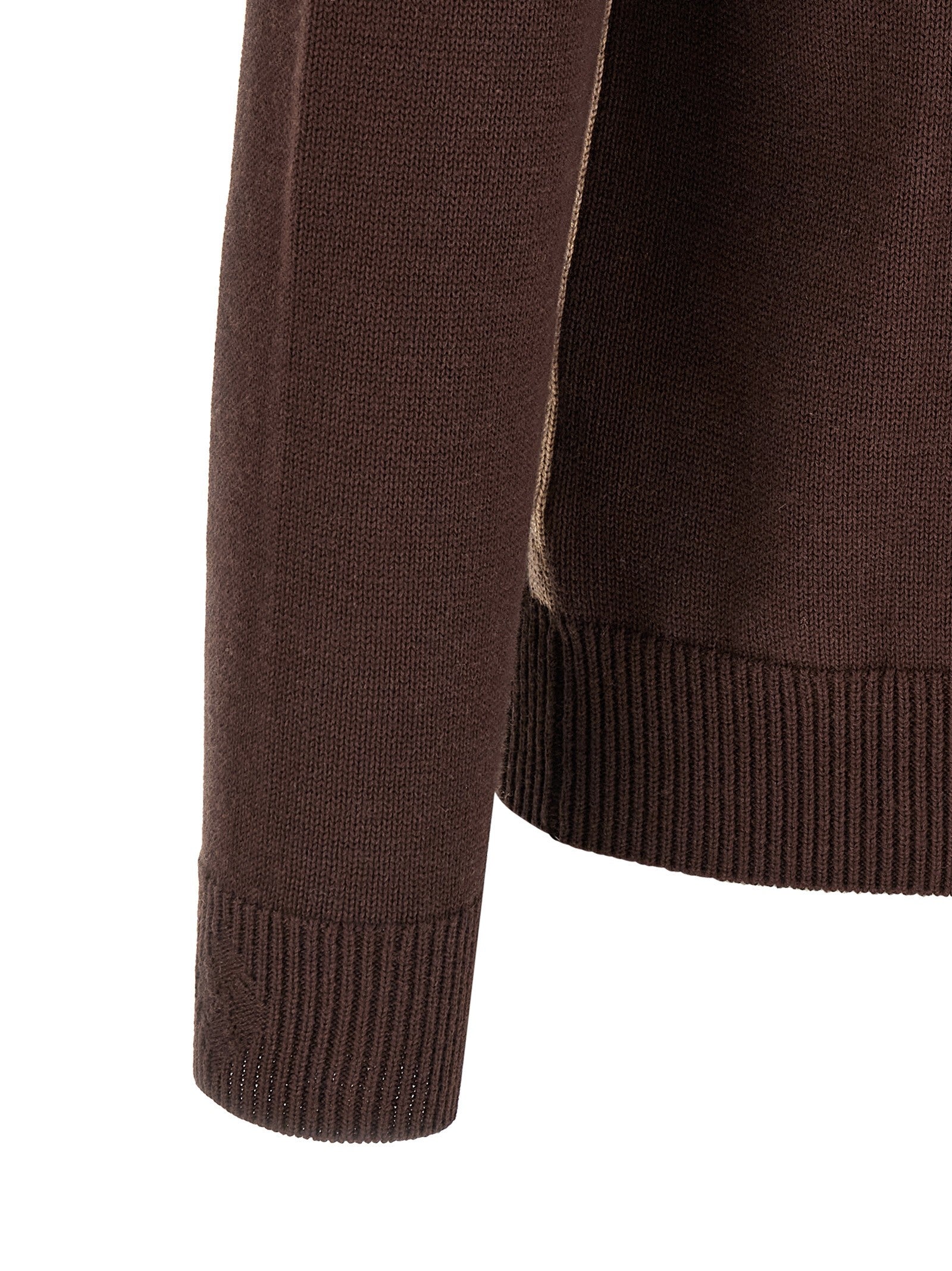Ballantyne Argyle Sweater Brown