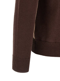 Ballantyne Argyle Sweater Brown