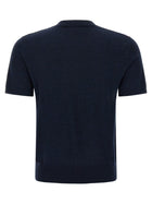 Tory Burch Argyle Sweater Blue, view 2