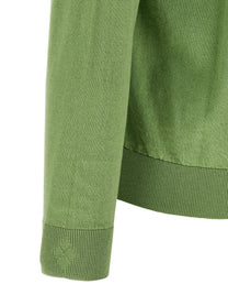 Ballantyne Argyle Sweater Green