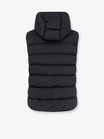 Moncler Men's Arinella Matt Black Sleeveless Down Jacket Black