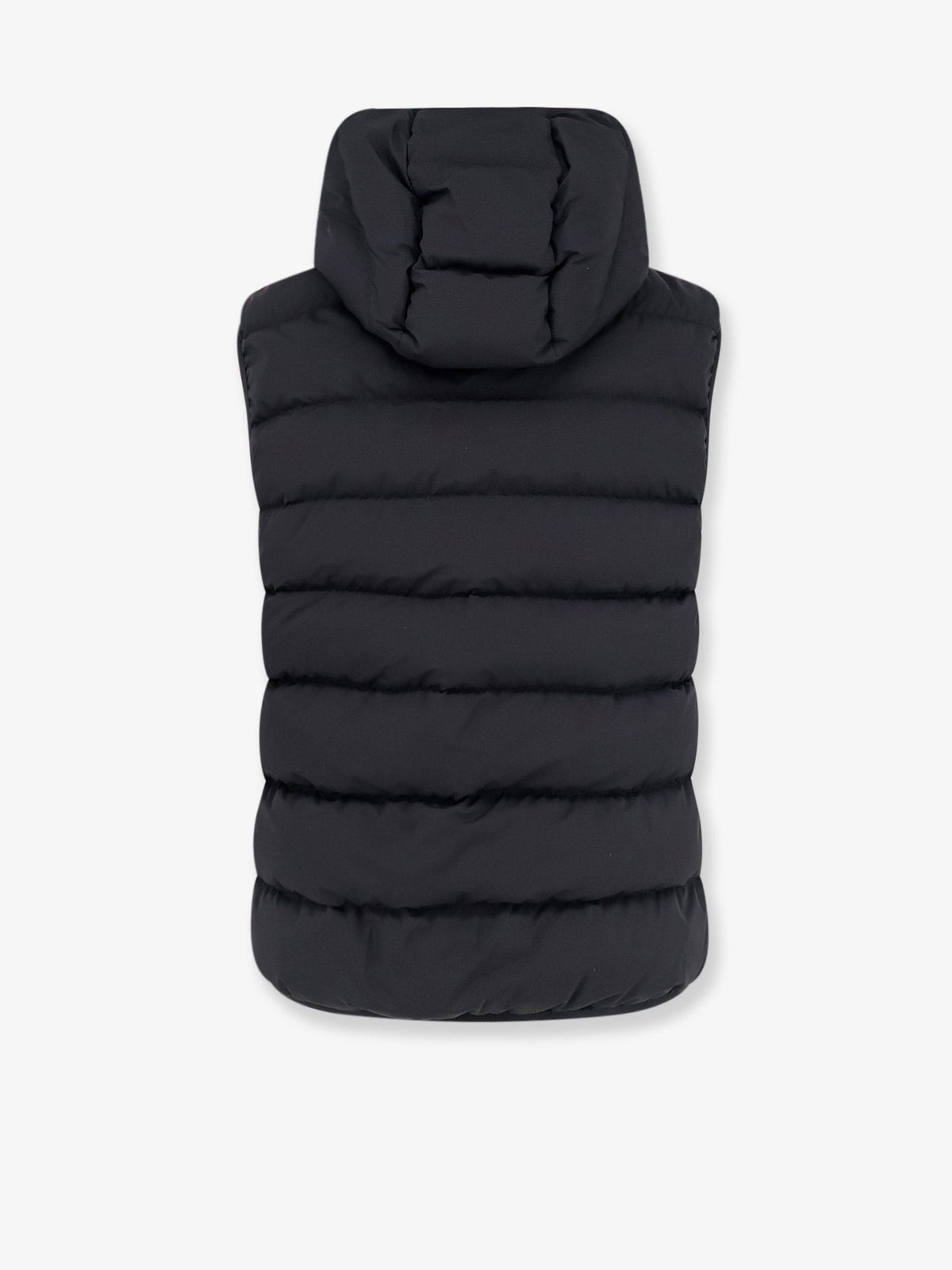 Moncler Men's Arinella Matt Black Sleeveless Down Jacket Black, view 2