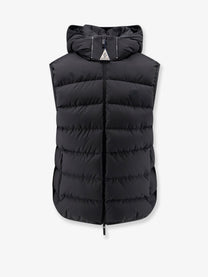 Moncler Men's Arinella Matt Black Sleeveless Down Jacket Black
