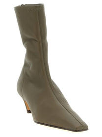 Khaite Arizona Ankle Boots Green