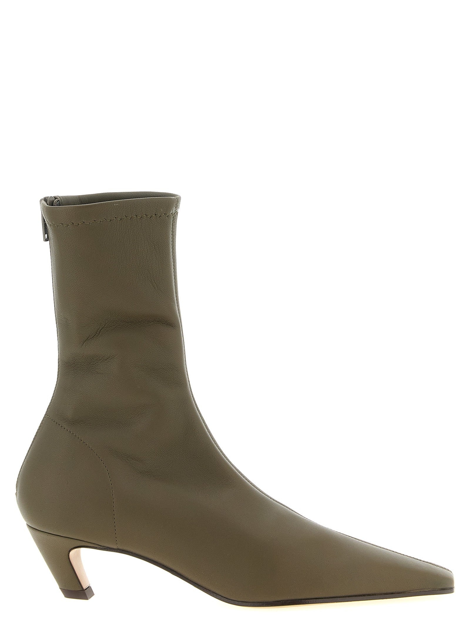 Khaite Arizona Ankle Boots Green
