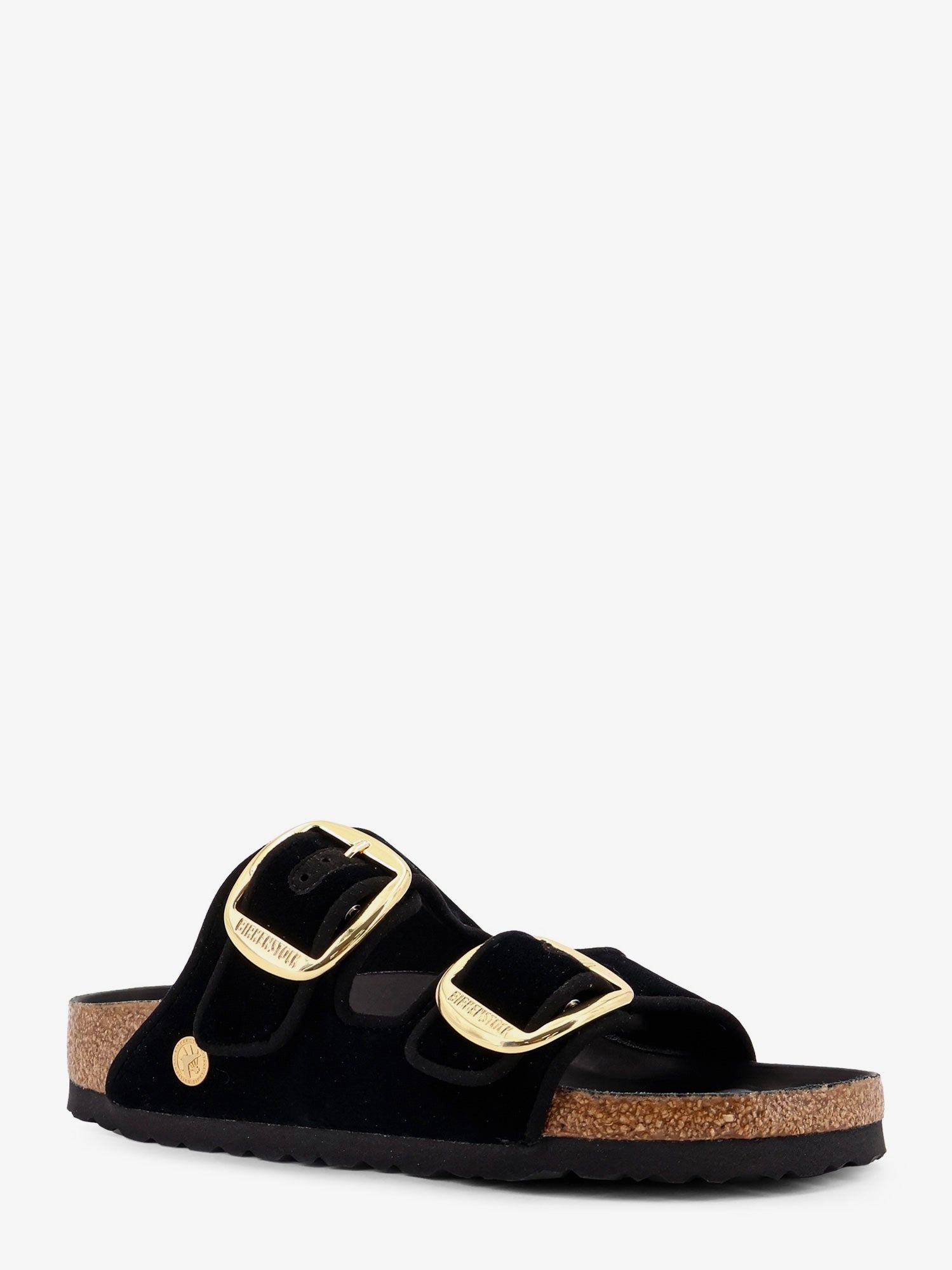 Birkenstock Women's Arizona Big Buckle Piping Rivet Sandals Black