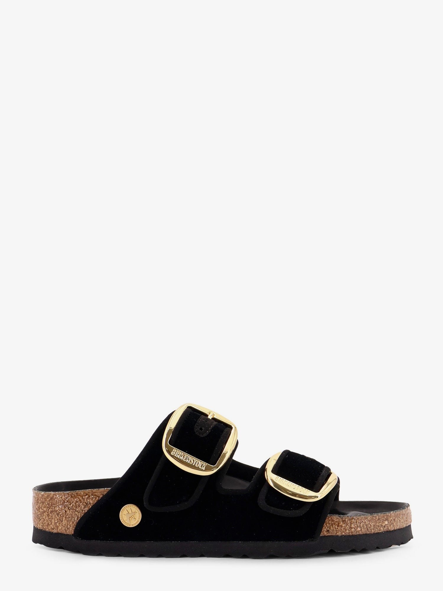 Birkenstock Women's Arizona Big Buckle Piping Rivet Sandals Black