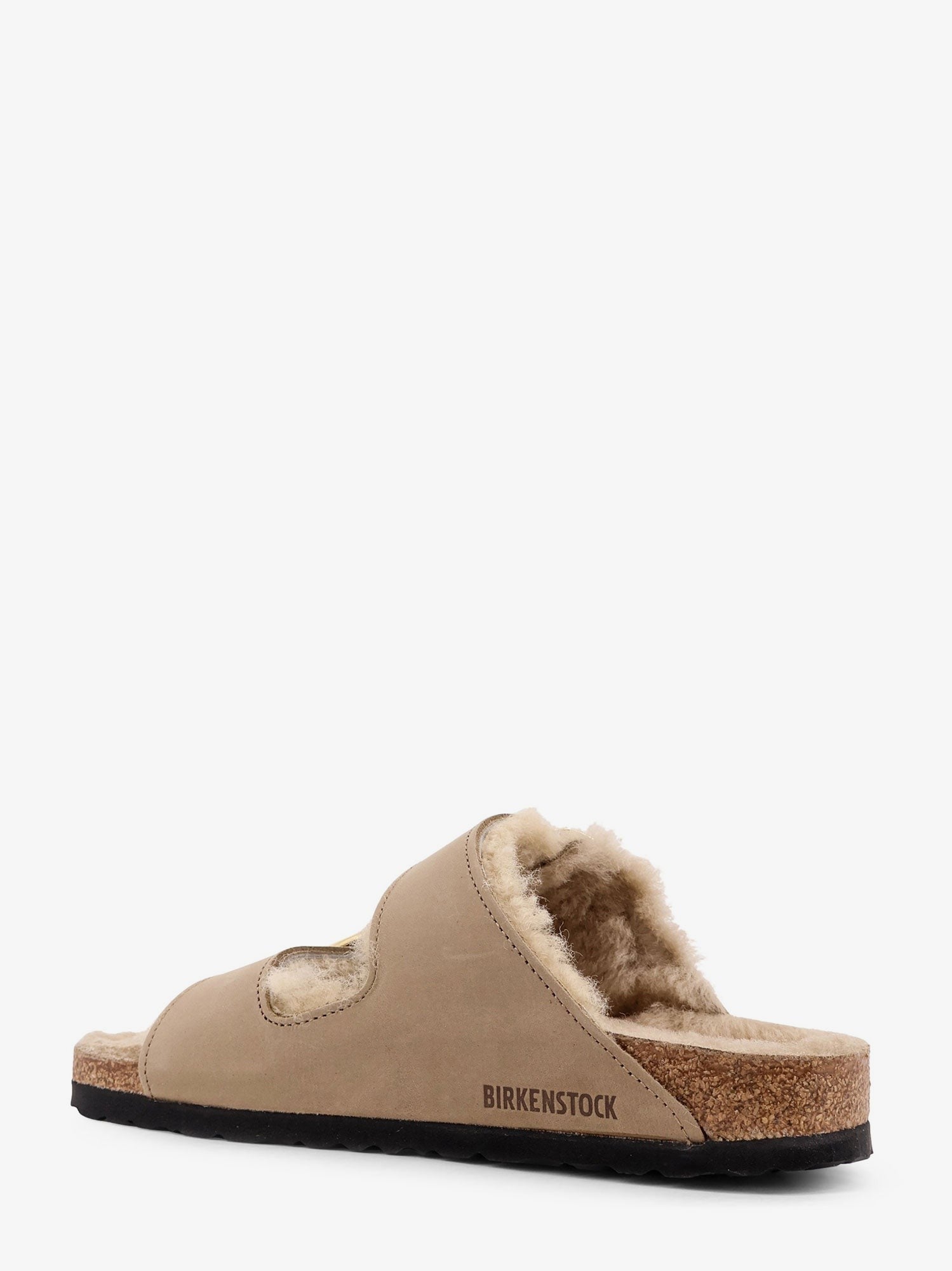 Birkenstock Women's Arizona Big Buckle Shearling Sandals Brown