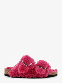 Birkenstock Women's Arizona Big Buckle Teddy River Teddy Sandals Pink