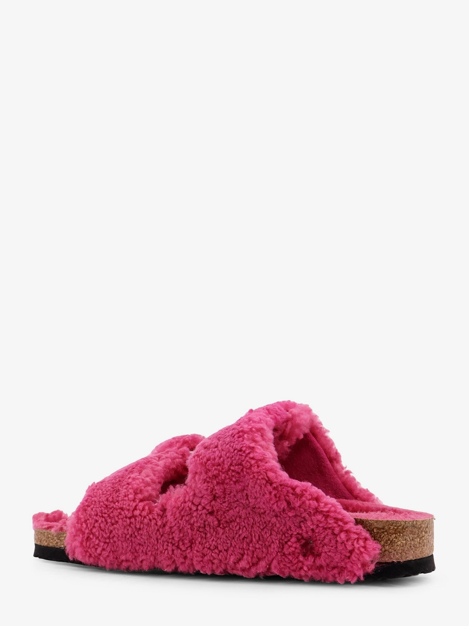 Birkenstock Women's Arizona Big Buckle Teddy River Teddy Sandals Pink