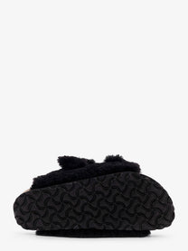Birkenstock Women's Arizona Big Buckle Teddy Sandals Black