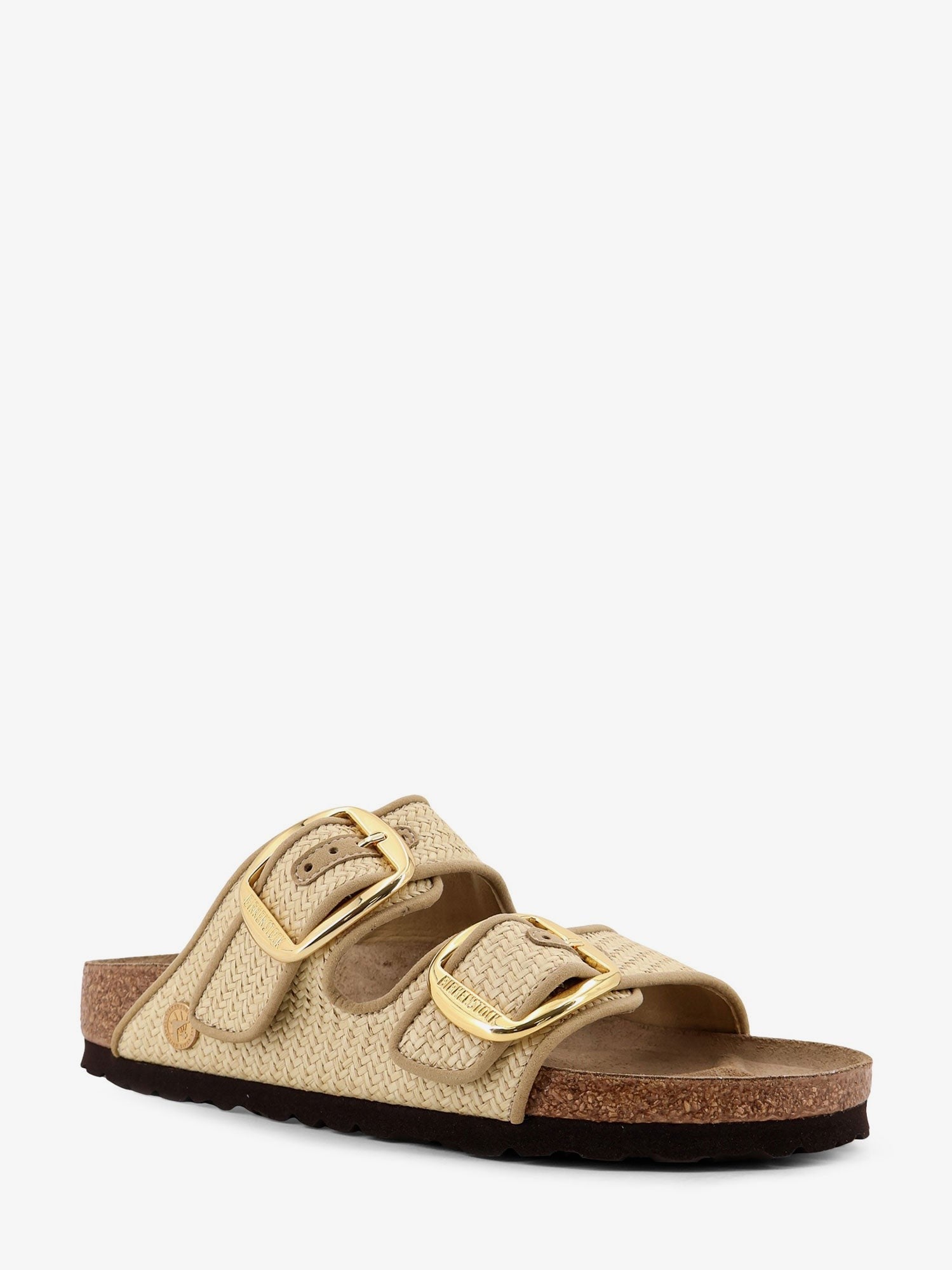 Birkenstock Women's Arizona Big Raffia Sandals Beige