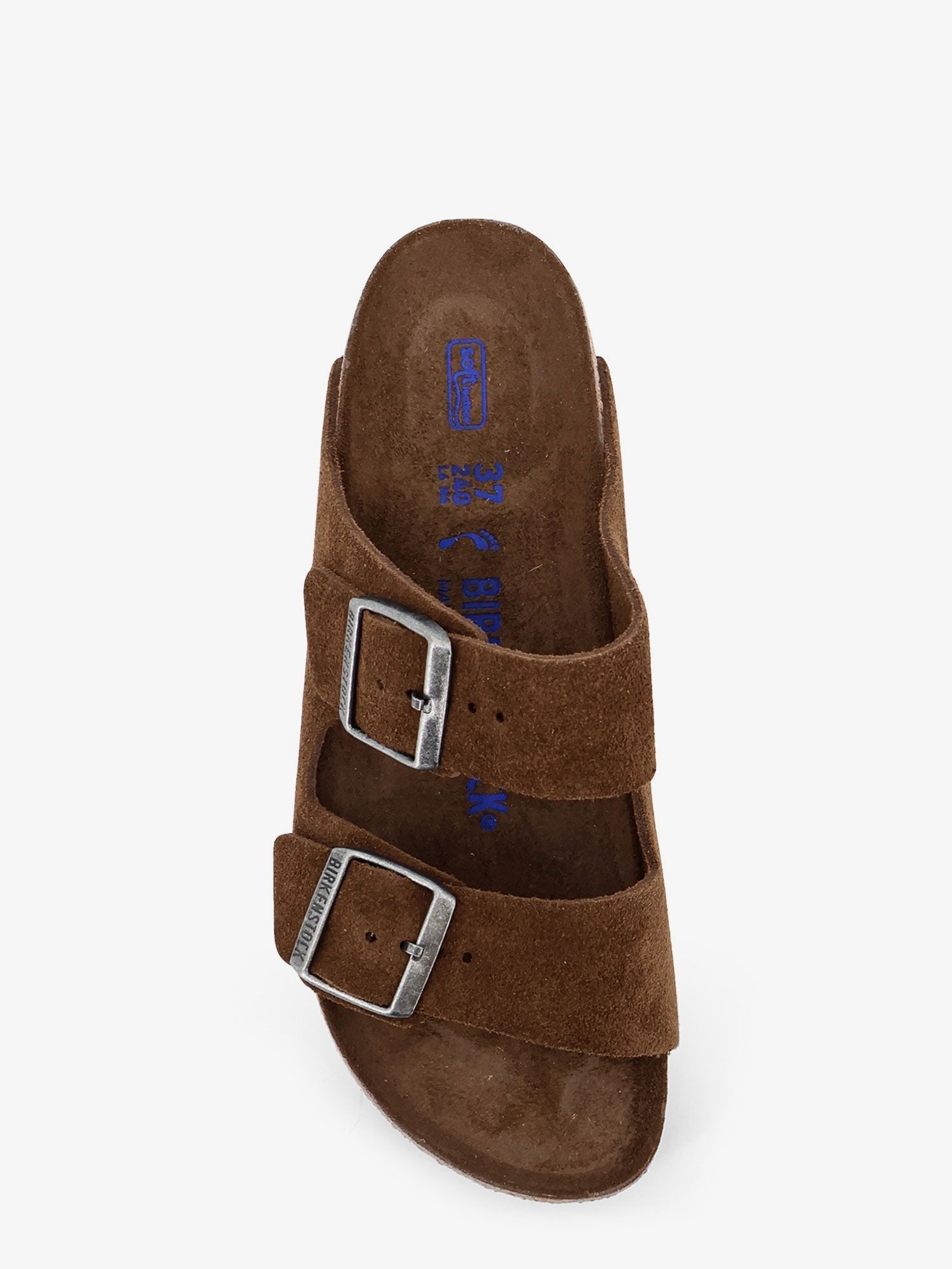 Birkenstock Unisex Arizona BS Suede Sandals Brown