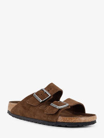 Birkenstock Unisex Arizona BS Suede Sandals Brown