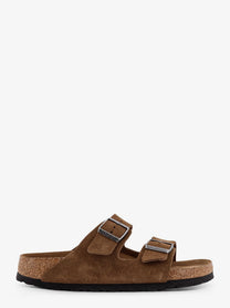 Birkenstock Unisex Arizona BS Suede Sandals Brown