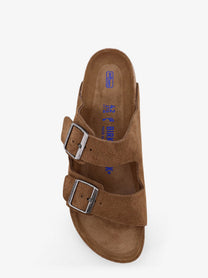 Birkenstock Unisex Arizona BS Suede Sandals Brown