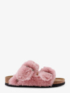 Birkenstock Women's Arizona Faux Fur Low Sandals Pink