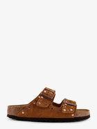 Birkenstock Women's Arizona Rivet Suede Sandals Brown