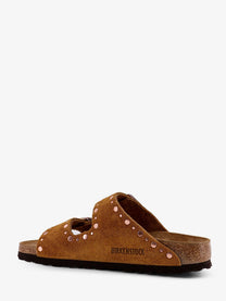 Birkenstock Women's Arizona Rivet Suede Sandals Brown