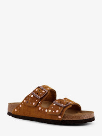 Birkenstock Women's Arizona Rivet Suede Sandals Brown