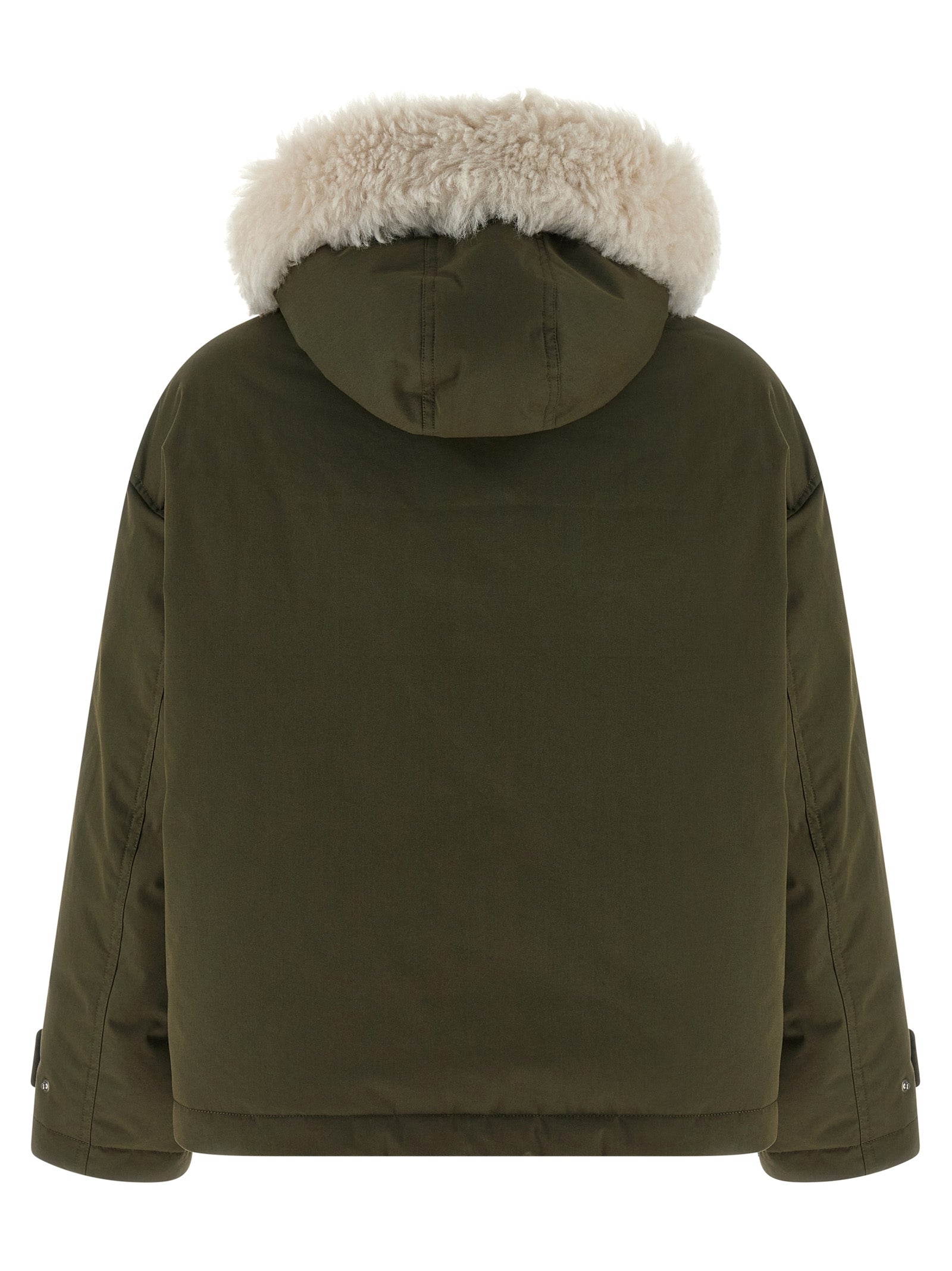 ARMY YVES SALOMON - ARMY YVES SALOMON - Merino Shearling hooded parka - Women’s Outerwear