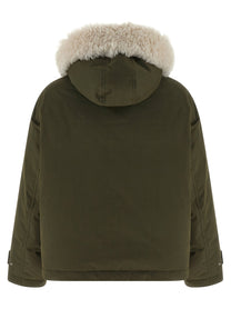 ARMY YVES SALOMON - ARMY YVES SALOMON - Merino Shearling hooded parka - Women’s Outerwear