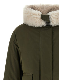 ARMY YVES SALOMON - ARMY YVES SALOMON - Merino Shearling hooded parka - Women’s Outerwear