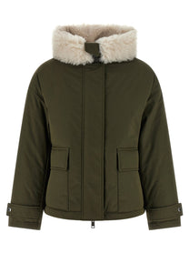 ARMY YVES SALOMON - ARMY YVES SALOMON - Merino Shearling hooded parka - Women’s Outerwear