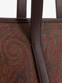 ETRO Women's Arnica Paisley Fabric Handbag Black