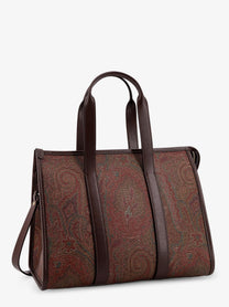 ETRO Women's Arnica Paisley Fabric Handbag Black