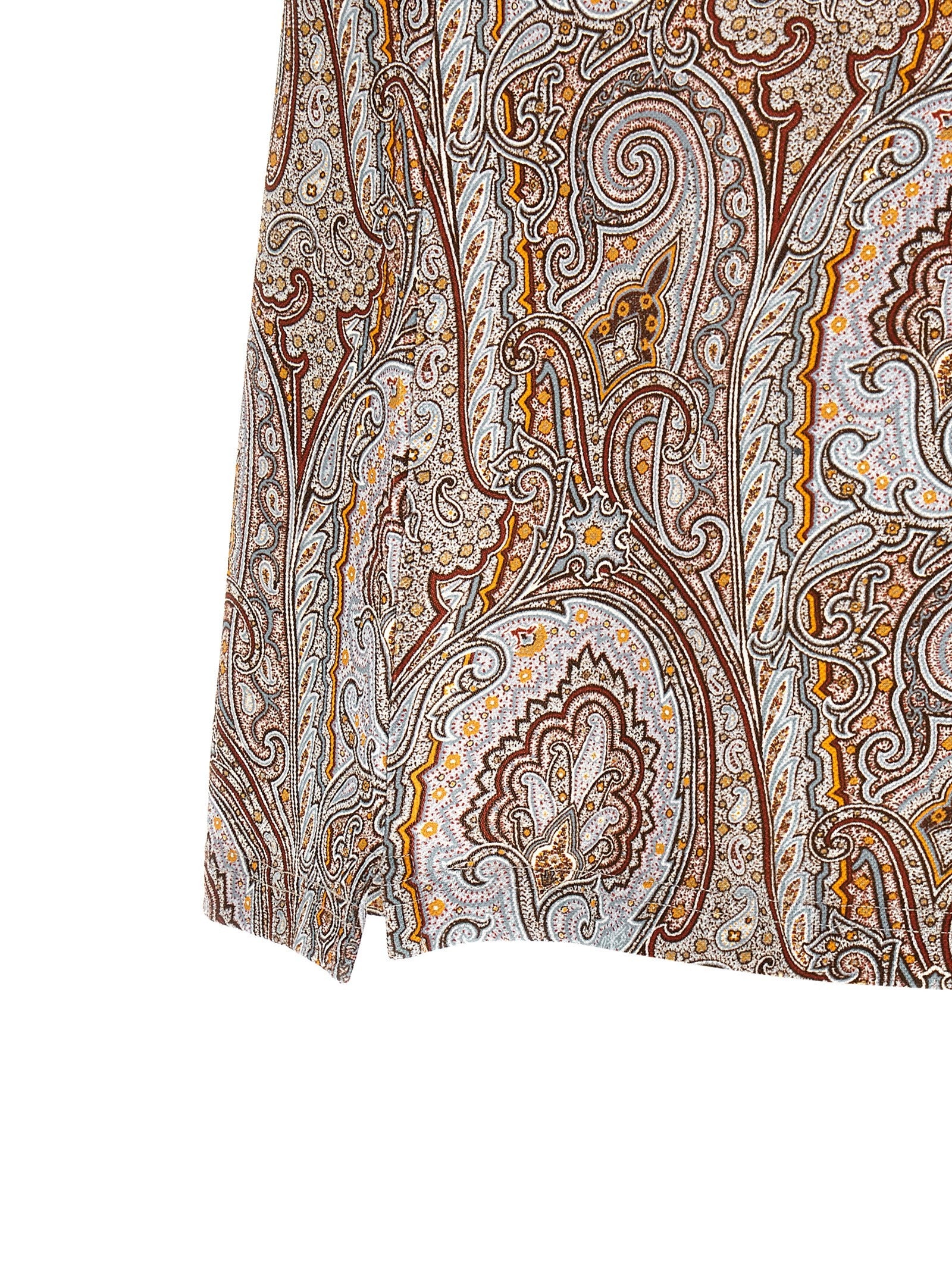 ETRO Arnica Paisley Polo Shirt Gold