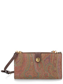 Etro Women's Arnica Shoulder Wallet Brown