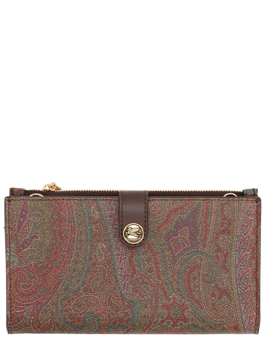 Etro Women's Arnica Shoulder Wallet Brown