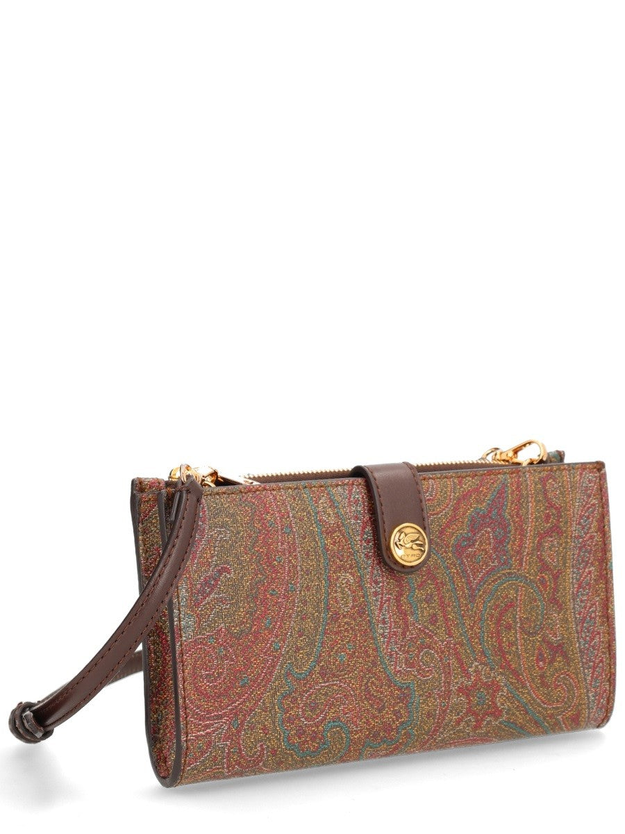 Etro Women's Arnica Shoulder Wallet Brown