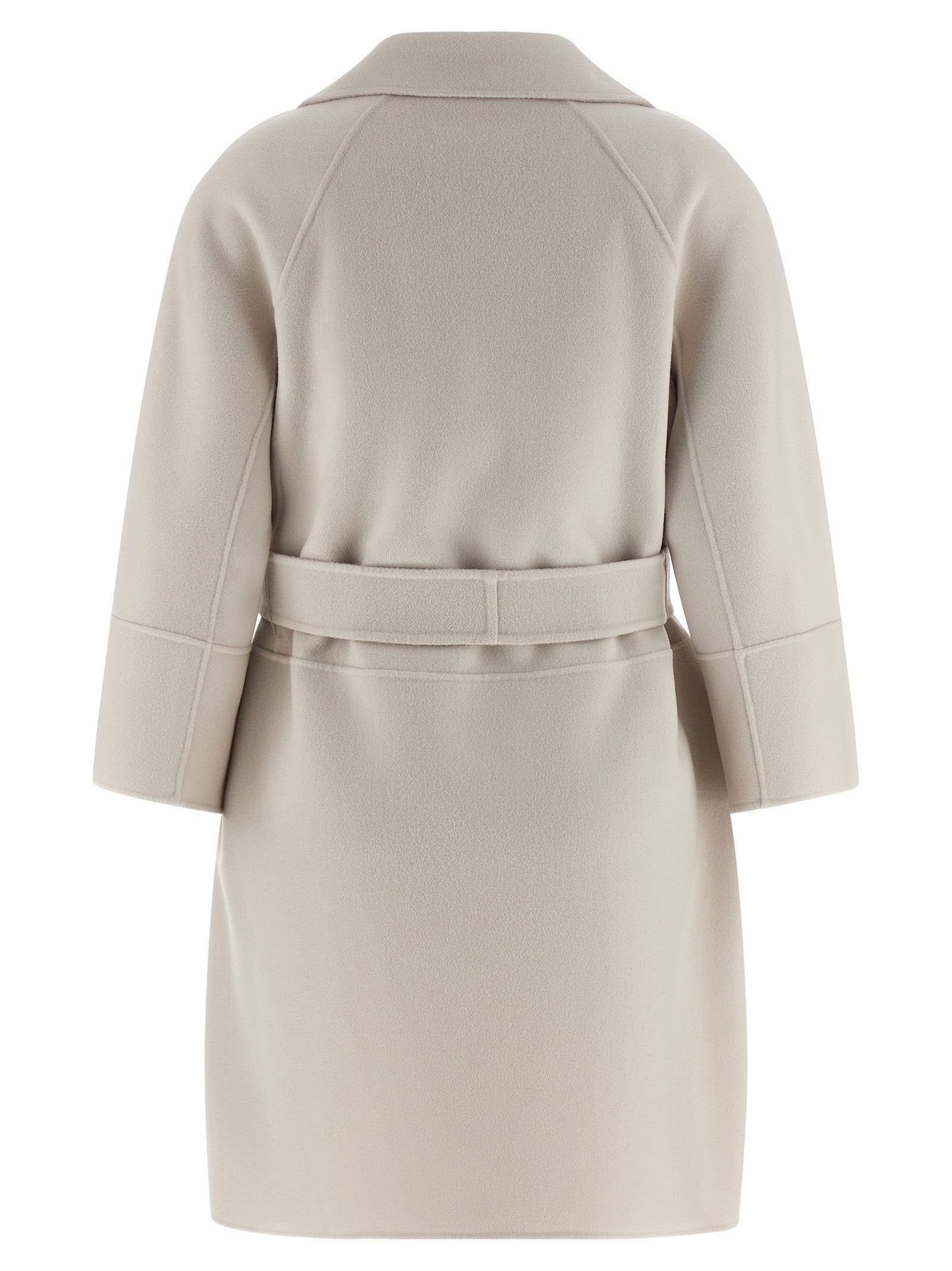 S MAX MARA Women's Arona Pure Virgin Wool Coat White
