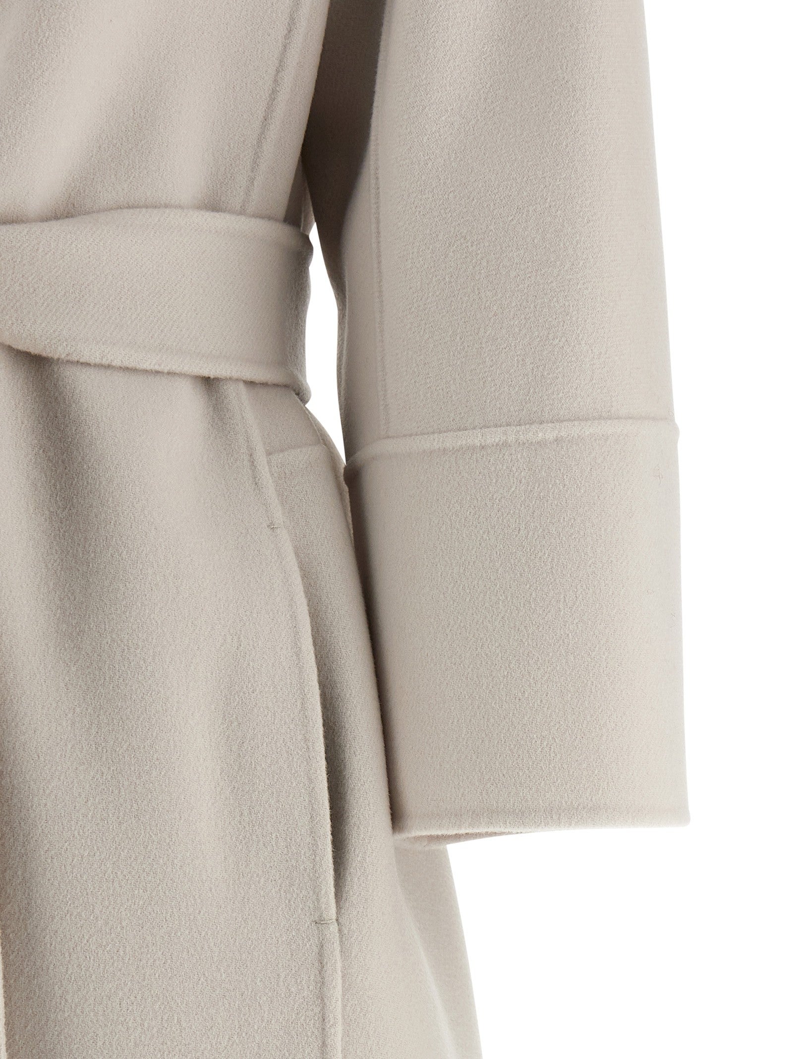 S MAX MARA Women's Arona Pure Virgin Wool Coat White
