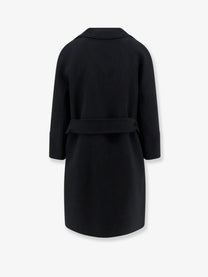 S Max Mara Women's Arona Virgin Wool Coat Black